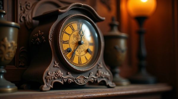 Original designs in antique mantel clocks for collectors