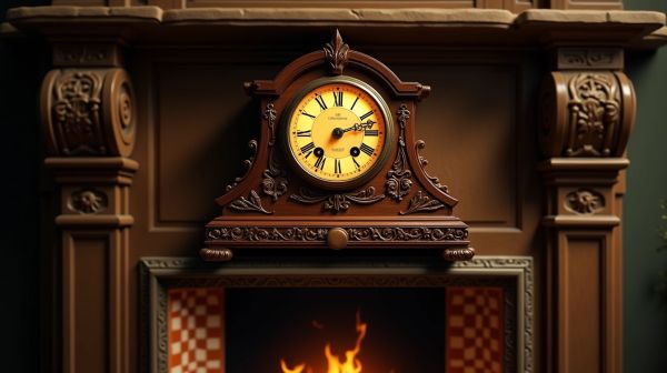 Original designs in antique mantel clocks for collectors